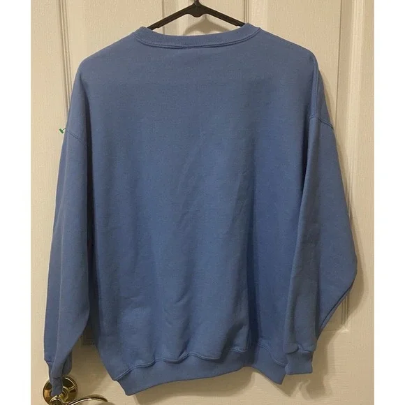 Russell Athletic Sweatshirt Crewneck Sz Youth XL Light Blue NWT Spot protection - Picture 2 of 6